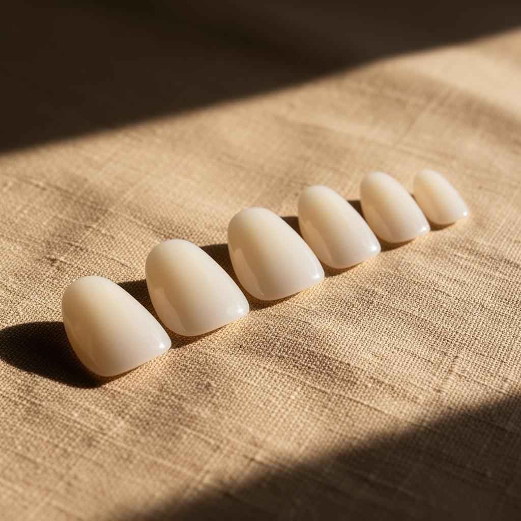 Hand-crafted porcelain veneers